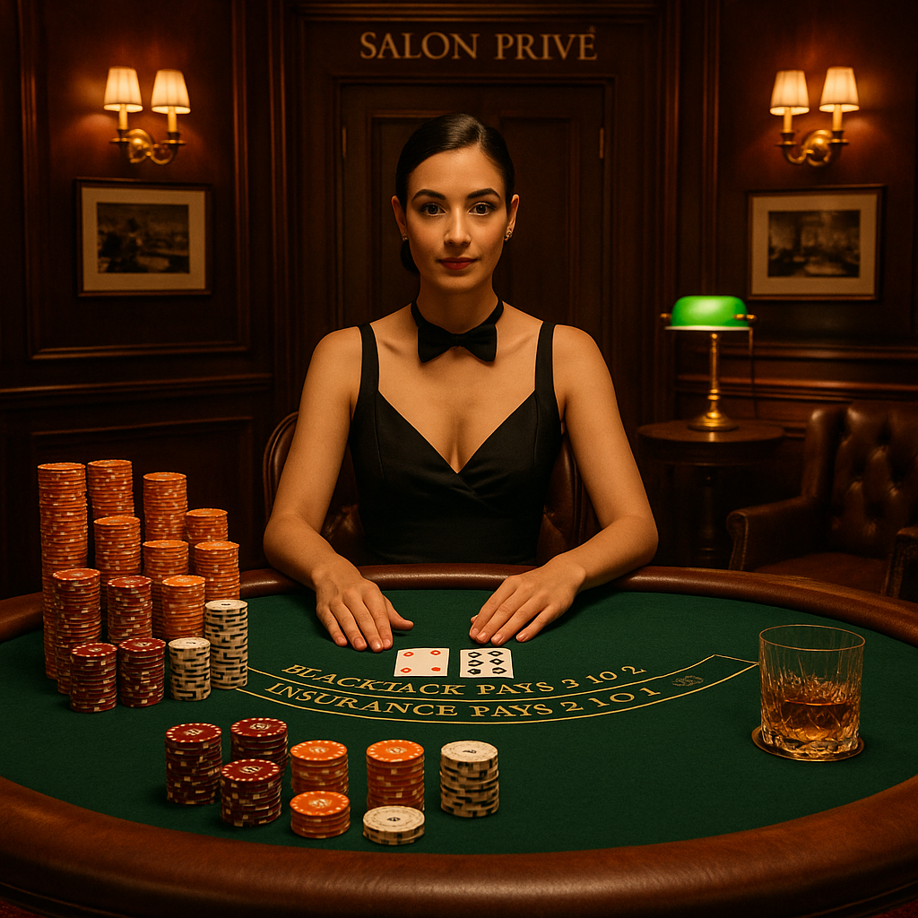 HugoBetz - Live Blackjack - Evolution Gaming Real Dealer