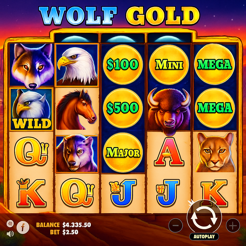 HugoBetz - Wolf Gold Slot Game - Pragmatic Play Wildlife Slot
